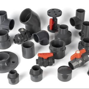 Pvc fittings for water,waste treatment projects and industrial applications