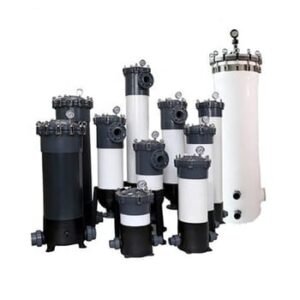 Cartridge housing for water filtration pre treatment